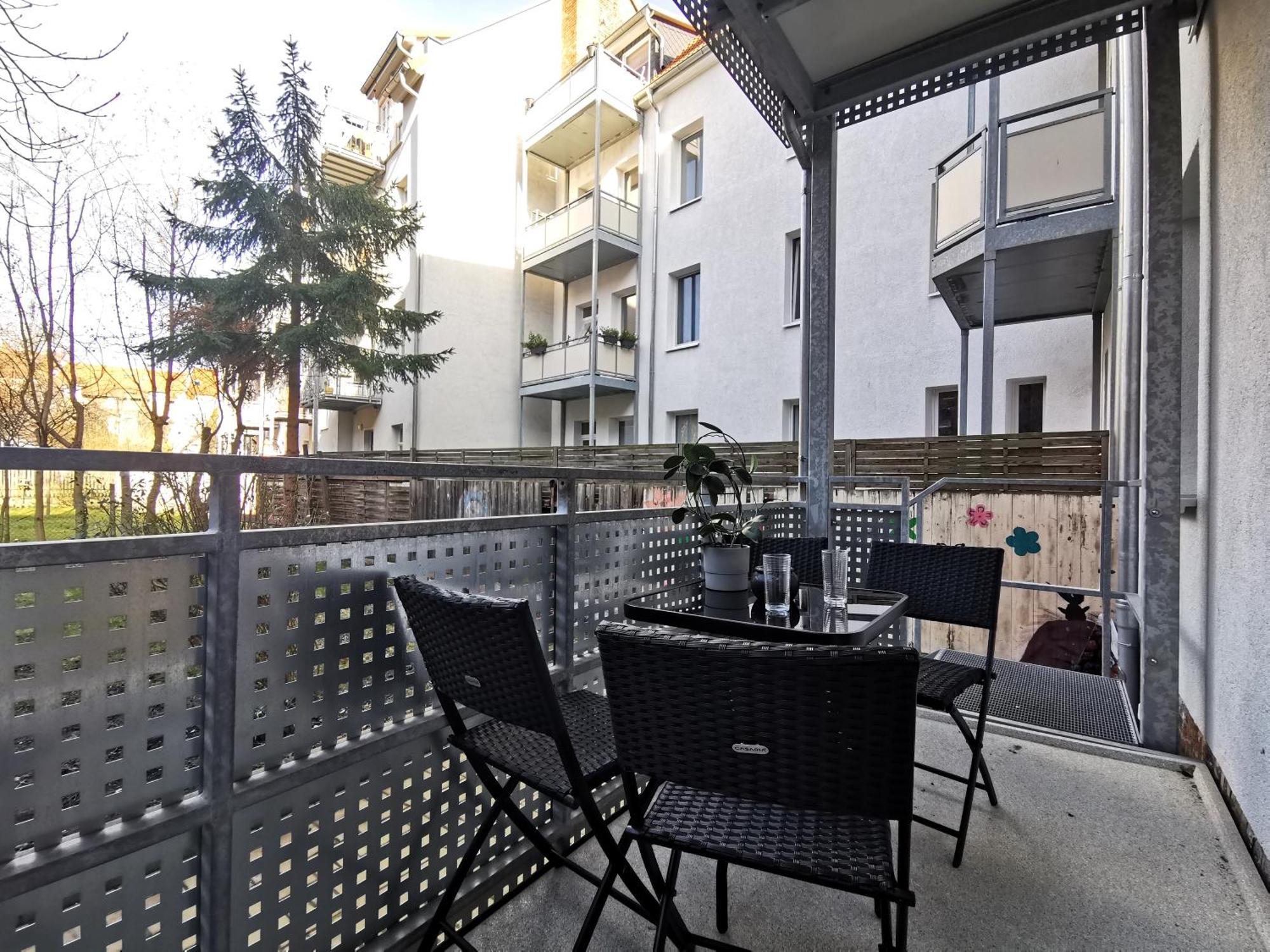 BohnApartments Paulina mit Balkon und Netflix Erfurt Exterior foto
